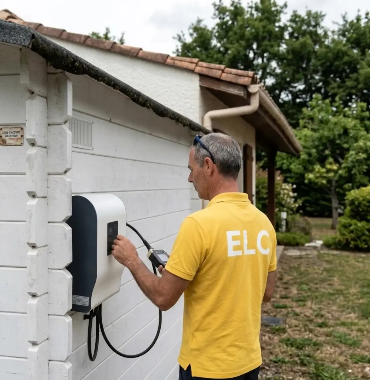 Borne de recharge IRVE à Drancy